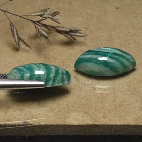 14.83캐럿 천연 청록색 아마조나이트 보석, 보석, 불투명체