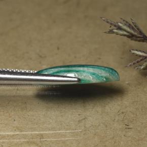 4.08캐럿 천연 청록색 아마조나이트, 보석, 불투명체