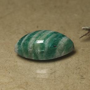 8.18캐럿 천연 청록색 아마조나이트, 보석, 불투명체