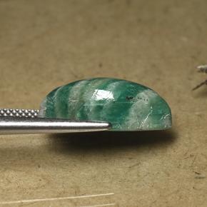 8.18캐럿 천연 청록색 아마조나이트, 보석, 불투명체