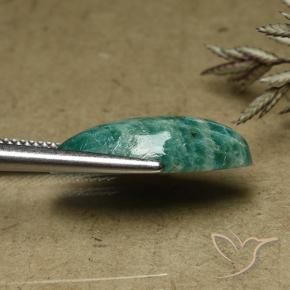 6.68캐럿 천연 쿨 그린 아마조나이트, 보석, 불투명체