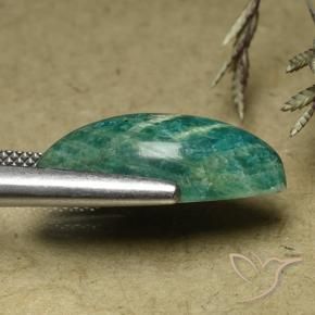 9.32캐럿 천연 미디엄 그린 아마조나이트, 보석, 불투명체