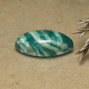 9.19캐럿 천연 파인 그린 아마조나이트, 보석, 불투명체