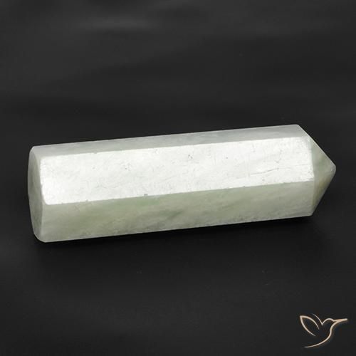 26.31ct 자연스러운 녹색을 띤 흰색 아마조나이트, 팬시한, 투명한