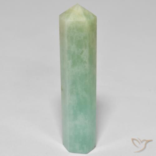 26.97ct 자연스러운 연한 초록색 아마조나이트, 팬시한, 불투명체