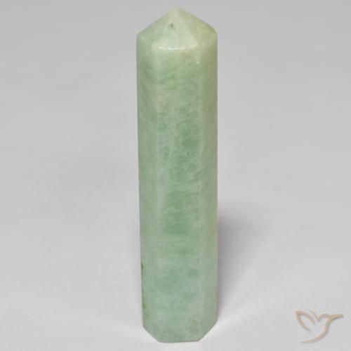 24.91ct 자연스러운 Medium Light-Green 아마조나이트, 팬시한, 불투명체