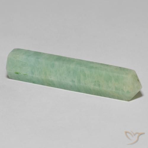 24.91캐럿 천연 Medium Light-Green 아마조나이트, 팬시한, 불투명체