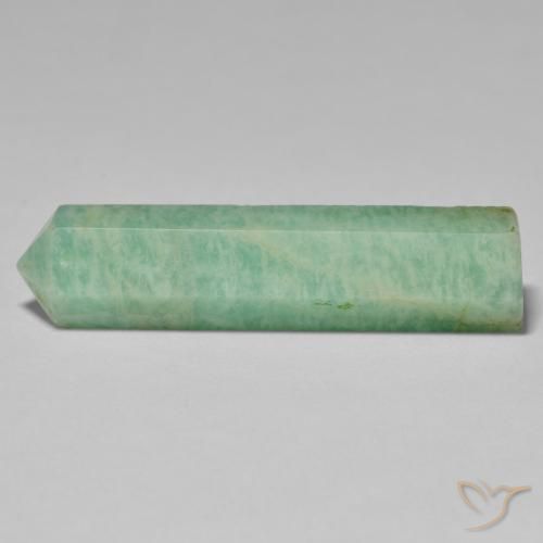 37.21ct 자연스러운 연한 초록색 아마조나이트, 팬시한, 불투명체