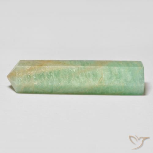 31.56ct 자연스러운 세이지 그린 아마조나이트, 팬시한, 불투명체