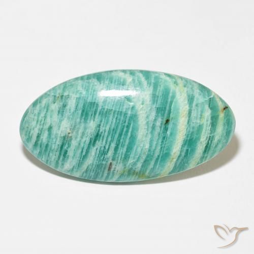 37.25ct 자연스러운 Medium Dark-Green 아마조나이트, 타원형, 불투명체
