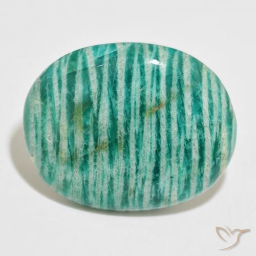 52.88ct 자연스러운 미디엄 그린 아마조나이트, 타원형, 불투명체
