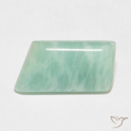 7.41ct 자연스러운 하늘색 녹색 아마조나이트, 팬시한, 불투명체