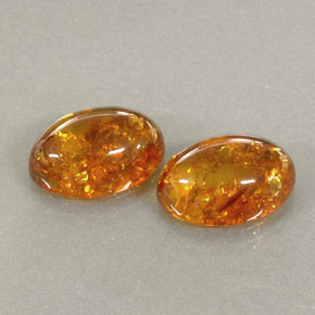 캐럿 천연 옐로우 오렌지 호박 보석, 투명한, 13.9×9.9 mm, 투명/반투명
