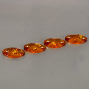 캐럿 천연 옐로우 오렌지 호박 보석, 투명한, 13×6 mm, 투명/반투명