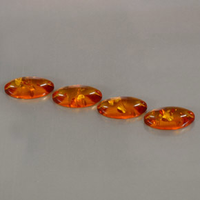 캐럿 천연 옐로우 오렌지 호박 보석, 투명한, 13×6 mm, 투명/반투명