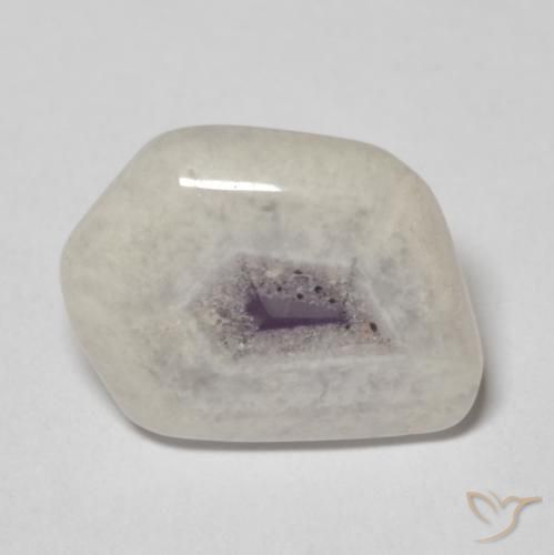 6.34ct 자연스러운 다색 자수정 지오드 슬라이스, 팬시한, 투명한