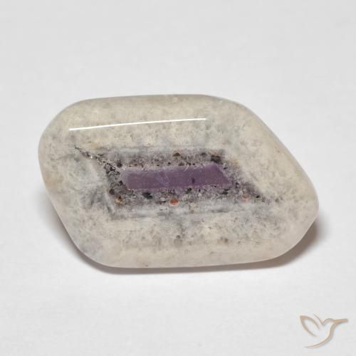 6.08ct 자연스러운 다색 자수정 지오드 슬라이스, 팬시한, 투명한