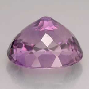 11.57캐럿 천연 바이올렛 아메시스트, 타원형 컷, 15.7×13.5 mm, VVS