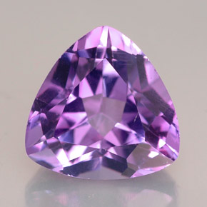 4.65캐럿 천연 바이올렛 아메시스트, 트릴리언, 11.2×11.1 mm, VVS