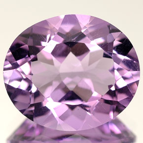 6.50캐럿 천연 바이올렛 아메시스트, 타원형 컷, 14.1×12 mm, VVS
