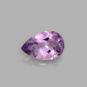 1.13캐럿 천연 바이올렛 아메시스트, 배 모양, 9×6.1 mm, VS