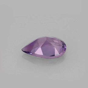 1.04캐럿 천연 바이올렛 아메시스트, 배 모양, 9×6 mm, VS