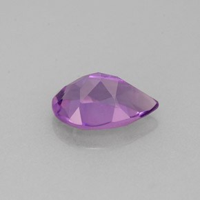 1.14캐럿 천연 바이올렛 아메시스트, 배 모양, 9×6.1 mm, VS