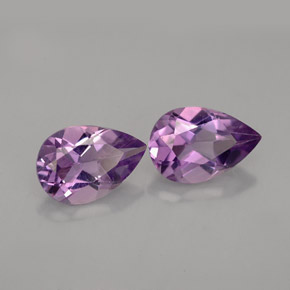 캐럿 천연 바이올렛 아메시스트 보석, 배 모양, 9×6.1 mm, VVS-VS
