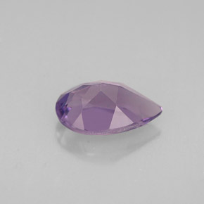 1.08캐럿 천연 바이올렛 아메시스트, 배 모양, 9.1×6.1 mm, VS