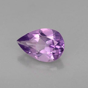 1.05캐럿 천연 바이올렛 아메시스트, 배 모양, 8.7×6 mm, VS
