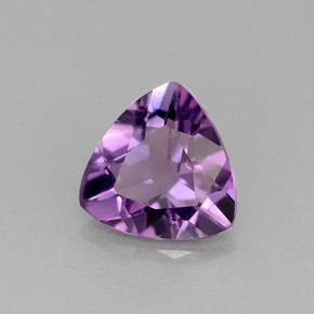 1.36캐럿 천연 바이올렛 아메시스트, 트릴리언, 8.2×8.2 mm, VVS