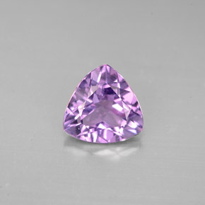 1.49캐럿 천연 바이올렛 아메시스트, 트릴리언, 8.1×8.1 mm, VS