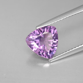 1.49캐럿 천연 바이올렛 아메시스트, 트릴리언, 8.1×8.1 mm, VS