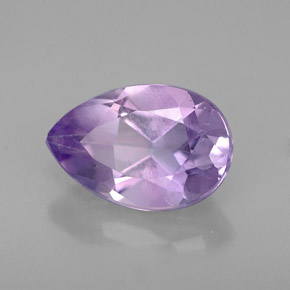 1.19캐럿 천연 바이올렛 아메시스트, 배 모양, 9×6 mm, VS