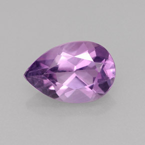 1.18캐럿 천연 바이올렛 아메시스트, 배 모양, 9×6.1 mm, VS