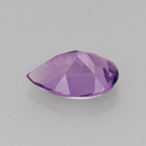 1.18캐럿 천연 바이올렛 아메시스트, 배 모양, 9×6.1 mm, VS