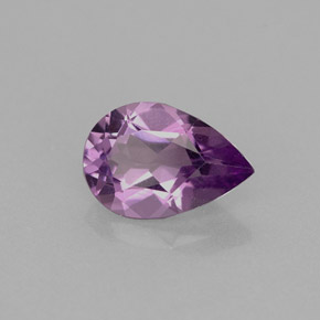1.15캐럿 천연 바이올렛 아메시스트, 배 모양, 9×6.2 mm, VVS-VS