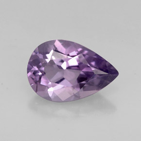 1.16캐럿 천연 바이올렛 아메시스트, 배 모양, 9×6.1 mm, VVS-VS