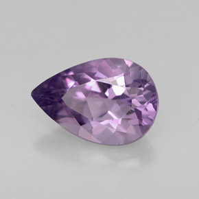 1.16캐럿 천연 바이올렛 아메시스트, 배 모양, 9×6.1 mm, VVS-VS