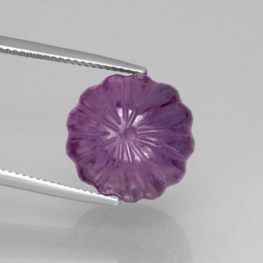 20.02캐럿 천연 바이올렛 아메시스트, 투명한, 15.7×12.5 mm, 투명/반투명