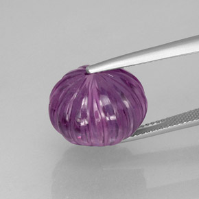 20.02캐럿 천연 바이올렛 아메시스트, 투명한, 15.7×12.5 mm, 투명/반투명