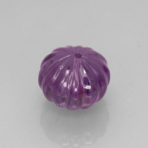 20.02캐럿 천연 바이올렛 아메시스트, 투명한, 15.7×12.5 mm, 투명/반투명