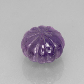 21.93캐럿 천연 바이올렛 아메시스트, 투명한, 16.7×11.6 mm, 투명/반투명