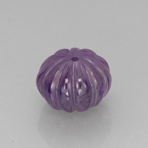 16.95캐럿 천연 바이올렛 아메시스트, 투명한, 14.9×11 mm, 투명/반투명