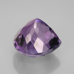 7.06캐럿 천연 바이올렛 아메시스트, 배 모양, 12.2×12.1 mm, VVS