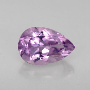 1.28캐럿 천연 바이올렛 아메시스트, 배 모양, 8.8×5.8 mm, VS
