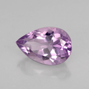 1.28캐럿 천연 바이올렛 아메시스트, 배 모양, 8.8×5.8 mm, VS