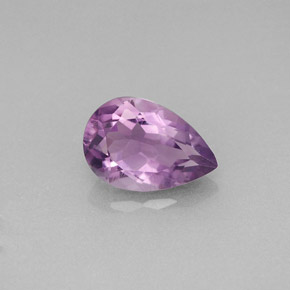 1.14캐럿 천연 바이올렛 아메시스트, 배 모양, 9×6 mm, VS