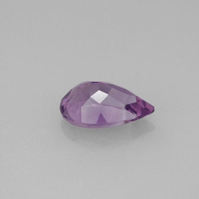 1.14캐럿 천연 바이올렛 아메시스트, 배 모양, 9×6 mm, VS