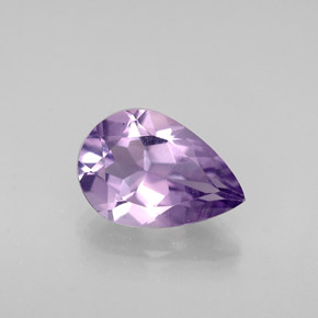 1.06캐럿 천연 바이올렛 아메시스트, 배 모양, 8.7×6 mm, VVS-VS